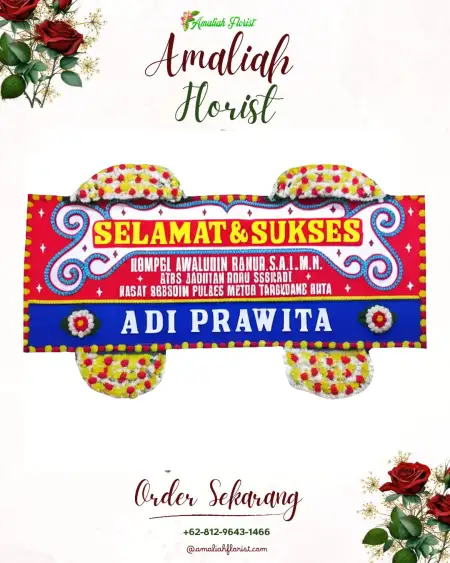 Papan Bunga Ucapan Selamat Sokawati
